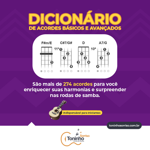 Dicionário de Acordes para Cavaquinho